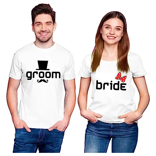 Groom And Bride T-shirts