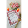 Nikkah Nama With Frame | Premium Quality | White