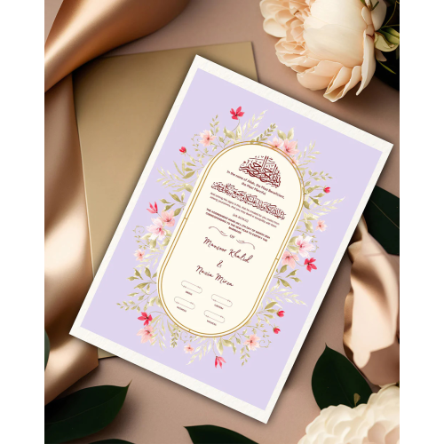 Nikkah Nama With Frame |...