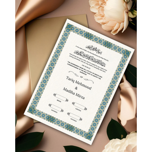 Nikkah Nama With Frame |...