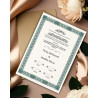 Nikkah Nama With Frame | Premium Quality |Green
