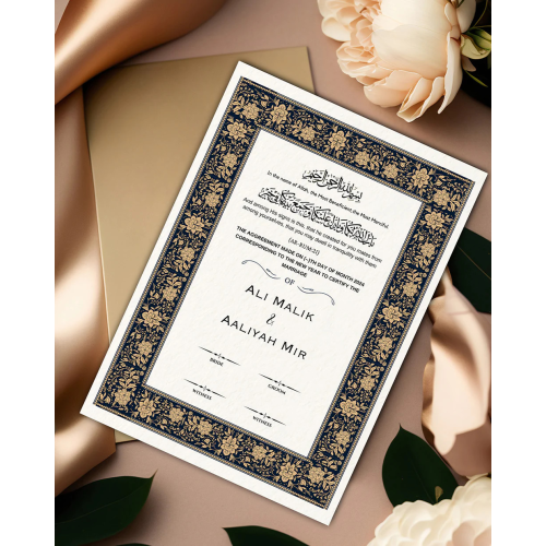 Nikkah Nama With Frame |...