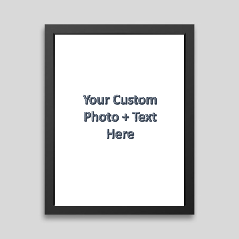 Custom Photo + Text Frame