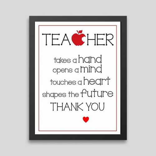 Thankyou Teacher Photo Frame