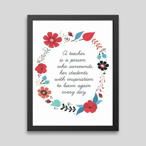 A Teacher Photo Frame