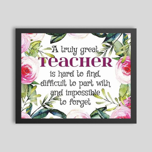 A Great Teacher Photo Frame