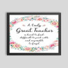 A Great Teacher Photo Frame