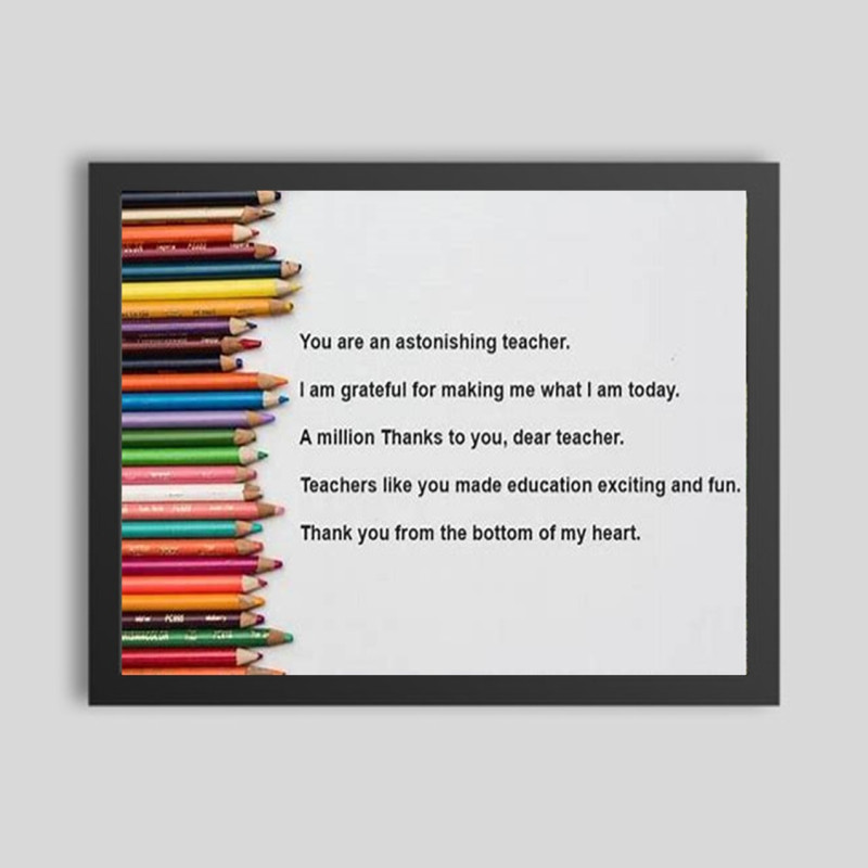 Thankyou Teacher Photo Frame